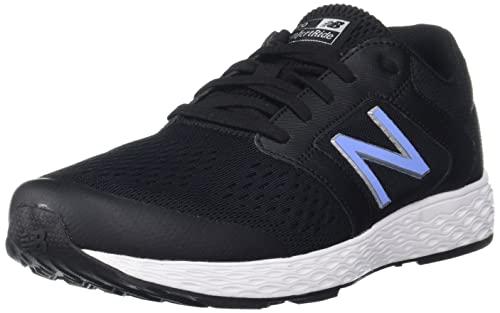 new balance womens w520il5 black/vista blue/silver running shoe - 5 uk (w520nb5)