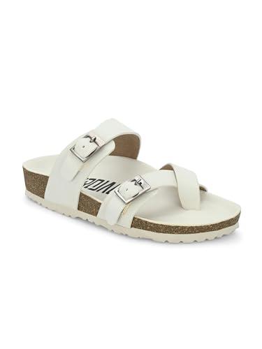 afrojack women's orginal leather flat casual sandals| comfortable sliders for girls sw806