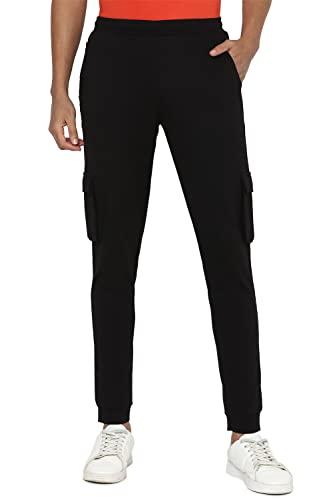 allen solly men's regular track pants (ayjgcurgh923407_black_36)