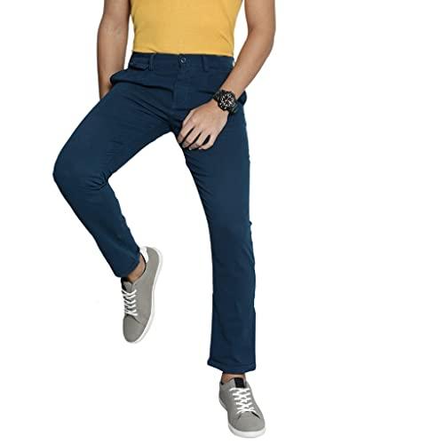 the indian garage co men's slim fit chinos (0622-chino10-03_blue_32)