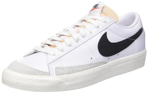 nike mens blazer low '77 vntg white/black sneaker - 7 uk (8 us) (da6364)