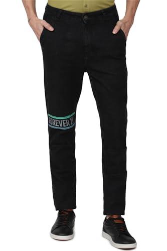 forever 21 men's slim jeans (597114_black