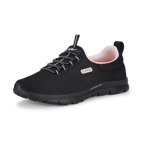 campus women's ritzey blk/peach walking shoes - 6uk/india 22l-928