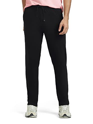 xyxx men's pace cotton rich trackpants (xl; black)