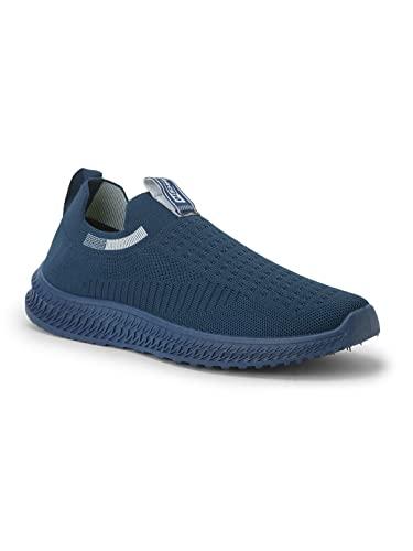 liberty men rokky-4 t.blue walking shoes - 8 uk