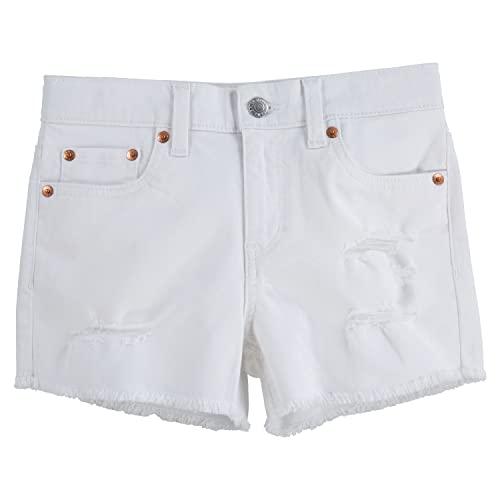 levi's girl's bermuda shorts (41d152-001_white