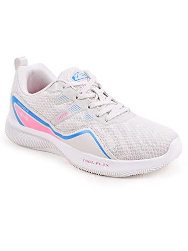 campus women's status off wht/pink walking shoes - 6uk/india 22l-857