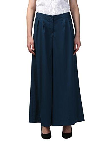 park avenue woman women's straight trousers (pwtw00635-b8_dark blue_32)