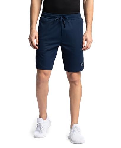 jockey mv55 mens lightweight and breathable microfiber shorts with stayfresh treatment_navy_m