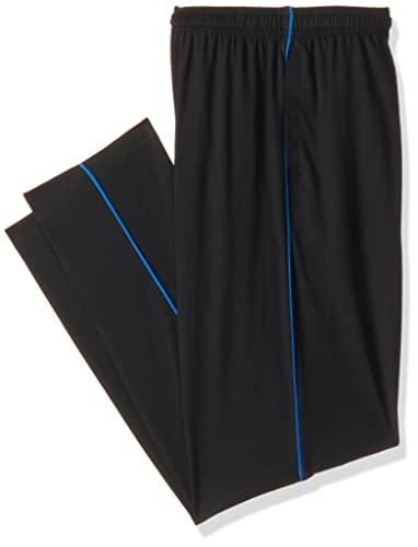 van heusen men athleisure smart tech regular fit trackpants - easy stain release, anti stat, ultra soft_50056_black_m