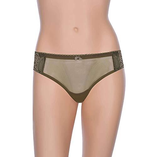 enamor womens lace hipster briefs (lime green_medium)