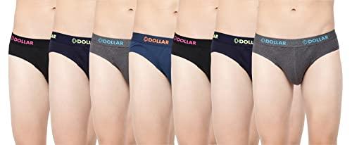 dollar bigboss men's assorted pack of 7 brief (8905282756756_mdbr-02-activa-po7-90)