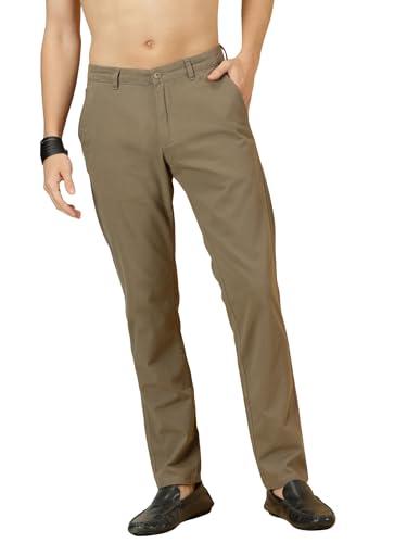 thomas scott men's 100% cotton slim fit casual chino trouser (beige, 34)