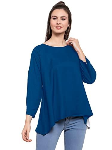 patrorna womens boxy top (pol6a76_sky blue_3xl)