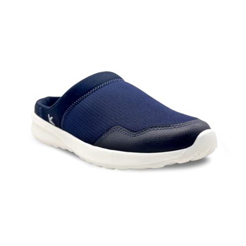 kazarmax men's navy cushioned comfortable lightweight mule -10 uk