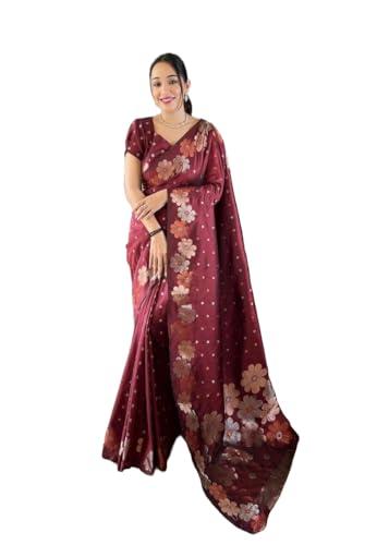 yashika women's banarasi kanjivaram cotton silk jaquard saree (az-ys-og-weave-parent_maroon)