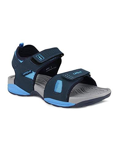 campus men's 3k-905 blu/sky sports sandals - 8uk/india 3k-905