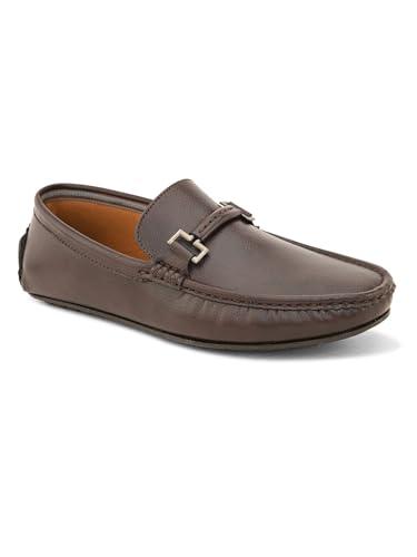 michael angelo men's ma-2395 loafers shoes_brown_10uk