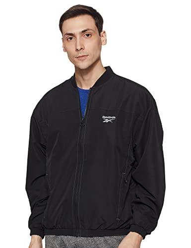 reebok unisex-adult duster coat (gv3487_black_l)