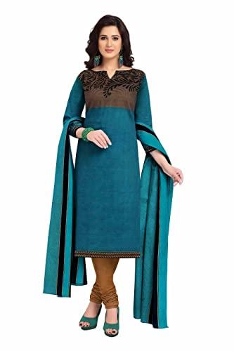 miraan cotton printed readymade salwar suit for women(miraanband1624xxl, xx-large, multi-coloured)