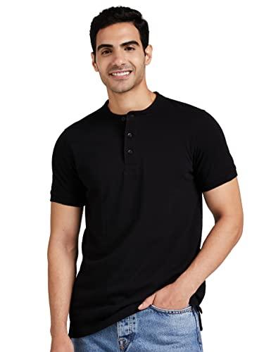 amazon brand - symbol men's solid regular fit polo shirt (aw19mcpo_jet black xl)