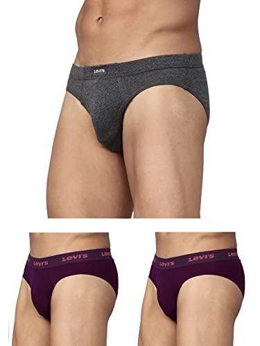 levi's men 100 ca style 111 neo brief assorted p3 size- m