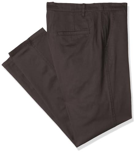 peppyzone men's slim fit casual trousers (xl, dark grey)