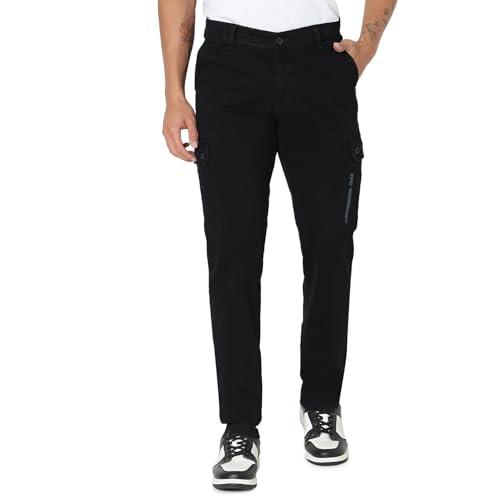 spykar men's regular casual pants (emtrcg1bd001_black