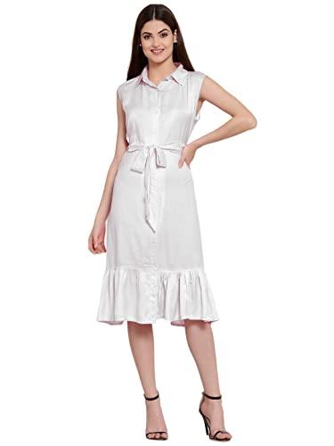 patrorna womens shirt style dress (svp10a07_white_3xl)