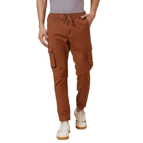 globus men rust slim fit cargo (38)