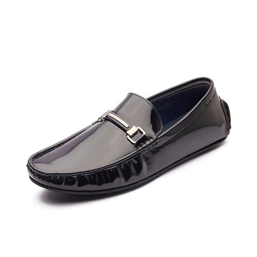 michael angelo men's ma-2381 mocassin_black_41 euro