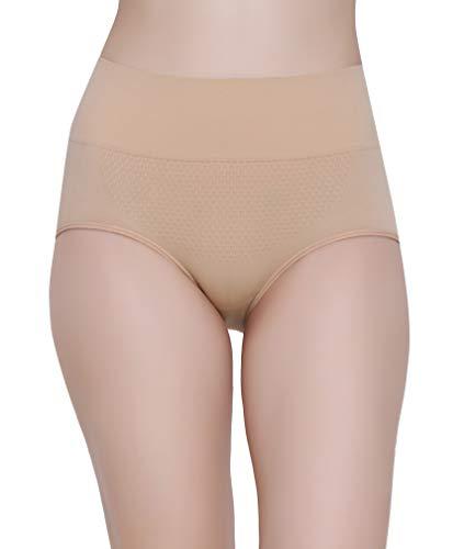 glamoras women's cotton butt lifter panty (pack of 1) (gl-d78-mini-beige_beige_m)