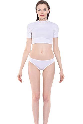 kotty white solid cotton women panty (26,white)