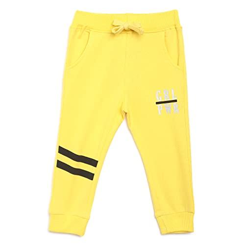 r&b baby-girl's regular casual pants (321-0059ig708-1_yellow 6-12m)