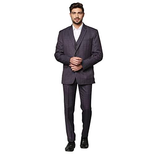 raymond dark violet suit (size: 44)-rmdh02085-v8