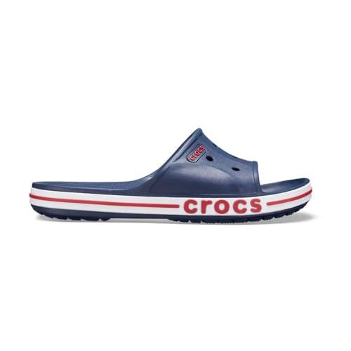 crocs unisex-adult bayaband slide nvy/pprnavy/pepper(205392-4cc-m10w12)uk size 9