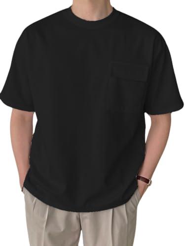 leriya fashion oversized t-shirts for men| t-shirt for men| stylish tshirt for men| oversized t shirts for men under 449 (large, black)