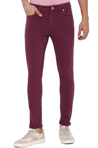 forever 21 men's skinny jeans (597133_maroon