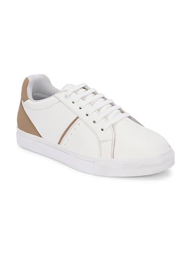 centrino women casual sneaker | ultra soft cushion | trendy & lightweight design | low top flat sole | colorblock sneakers | white sneakers girl shoes 7610-21