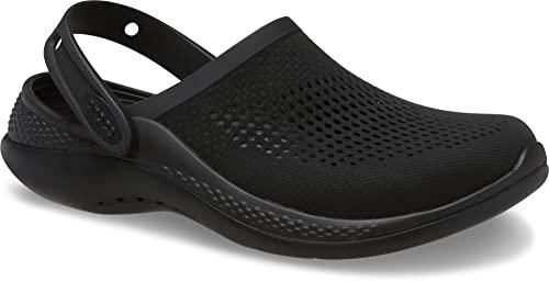 crocs unisex adult black/black literide 360 clog 206708-060-m11