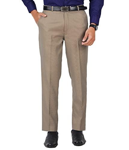 mchenry men's stretchable self design beige formal regular fit trousers(lbeige3804-38_colour-beige_size:38)