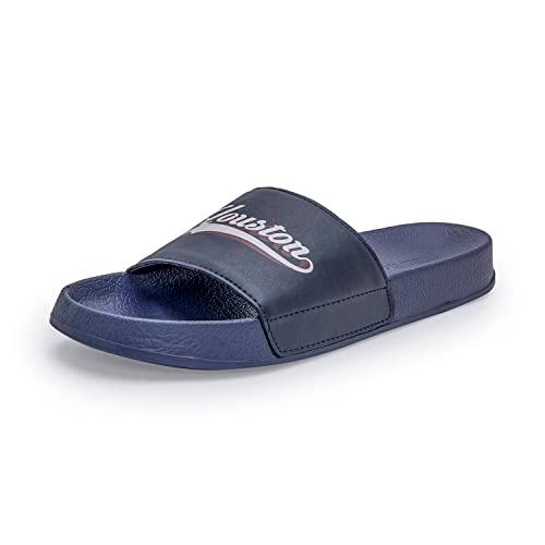 red tape men navy sliders-6