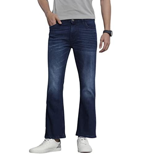 the indian garage co men's bootcut jeans (0622-btcdnm-02_blue_28)