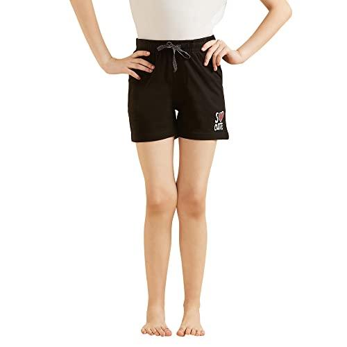 sweet dreams girl's regular shorts (gs-4078gv_black