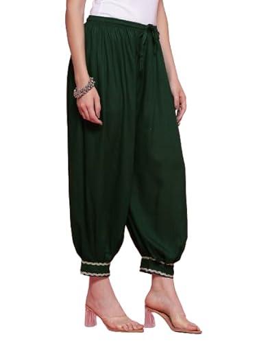 clora creation bottle green rayon gotta afghani pants, cc44166_40