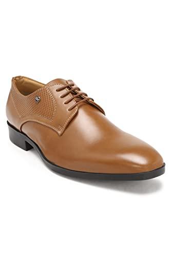 peter england men brown lace-up lace up shoes