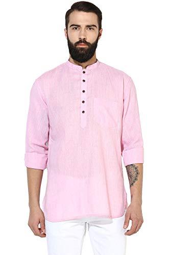 hangup short kurta baby_pink_kurta_44_pink_44