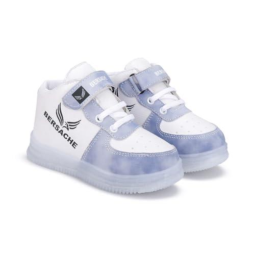 bersache premium led light, trending stylish shoes for kids (blue)