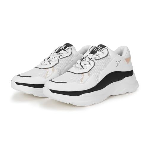 yoho chunky sneakers for women | cushioned insole | anti-skid | casual shoes white