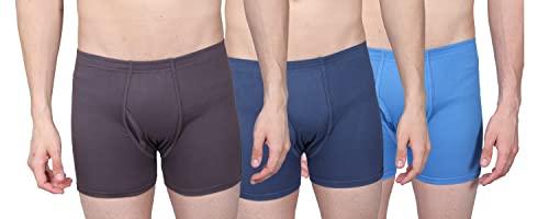 vimal jonney cotton trunks for men, pack of 3-jonney_blue_03-100